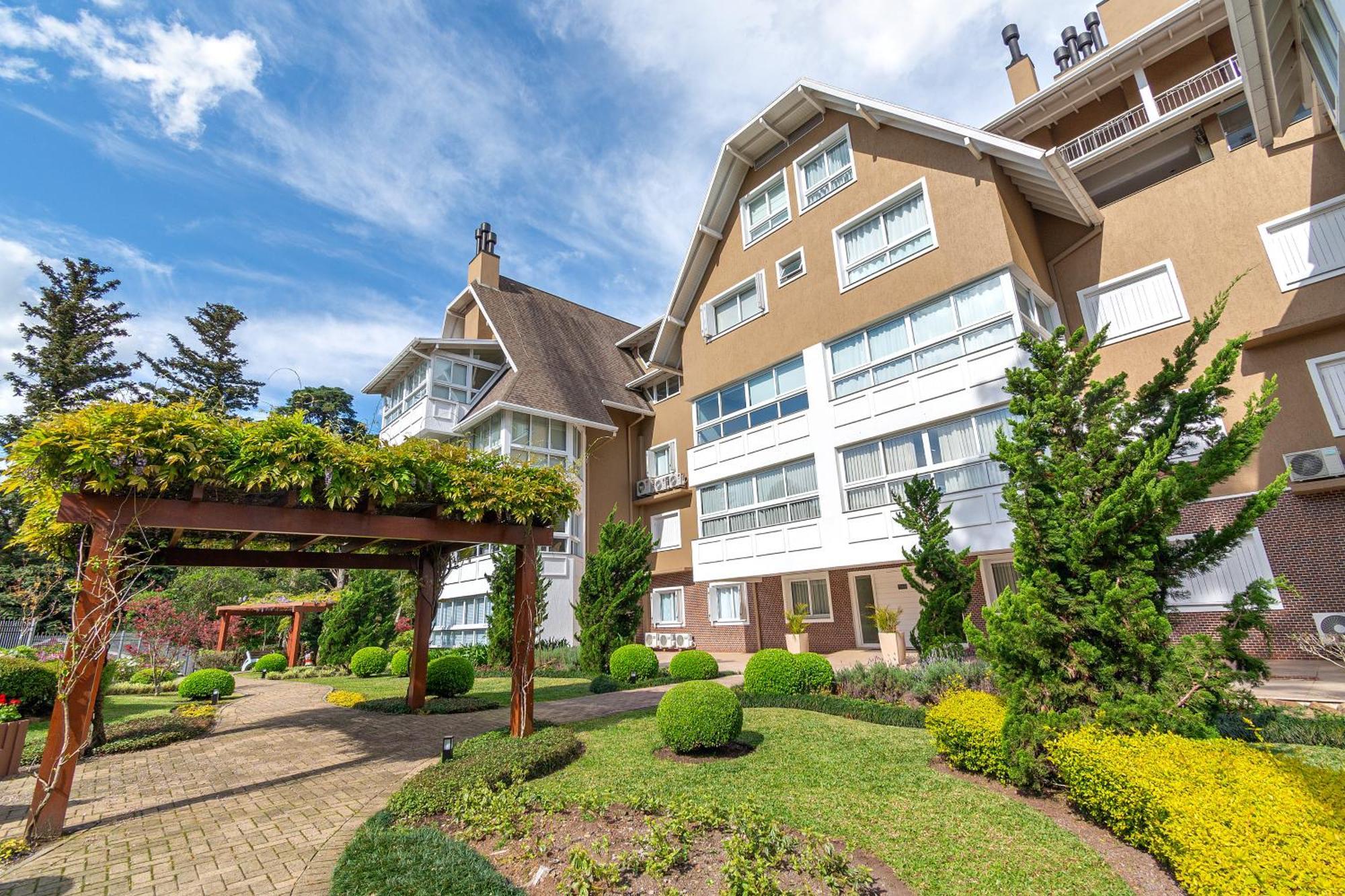 Luxuoso Apartamento Central Para 10 Pessoas Gramado Zewnętrze zdjęcie