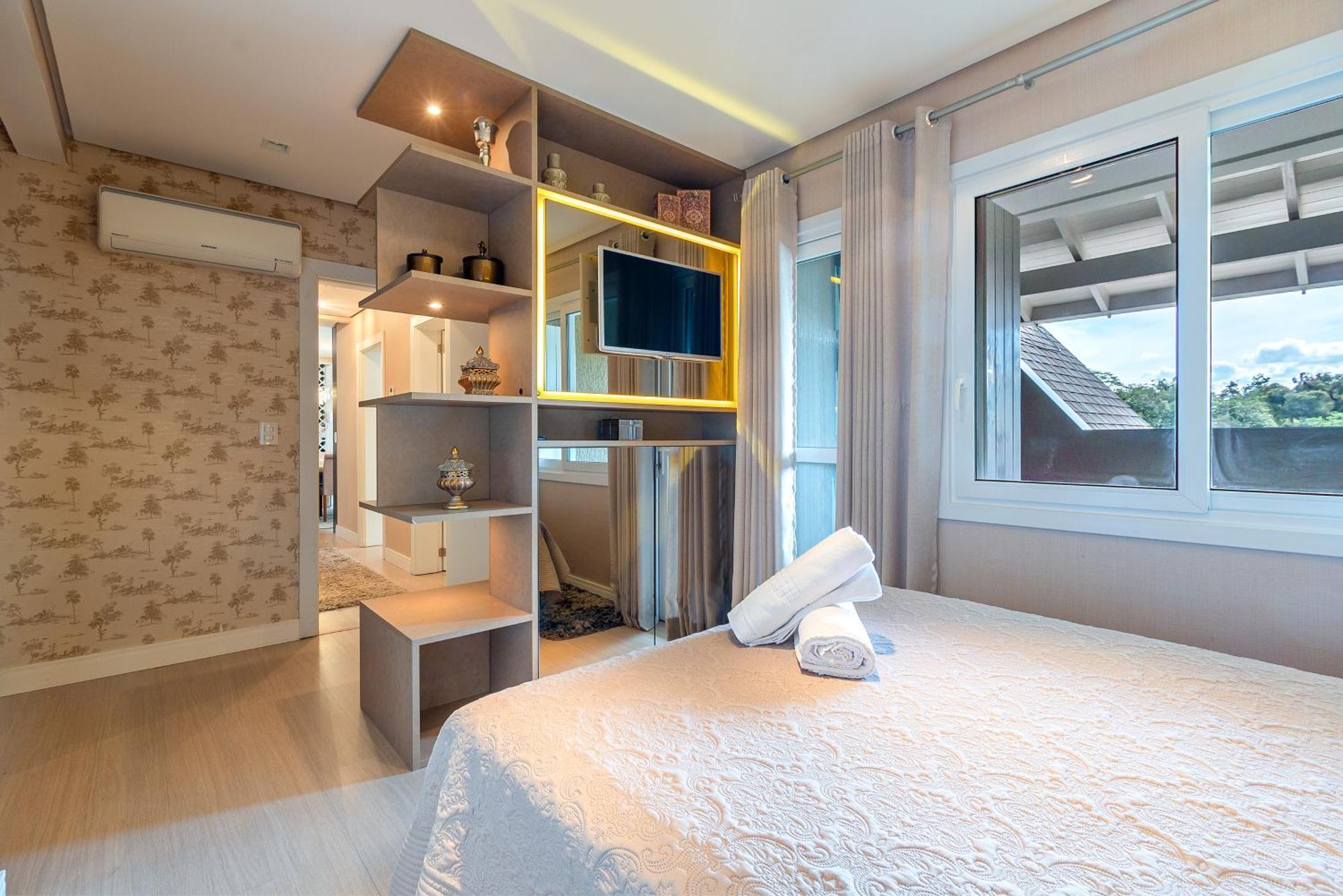 Luxuoso Apartamento Central Para 10 Pessoas Gramado Zewnętrze zdjęcie